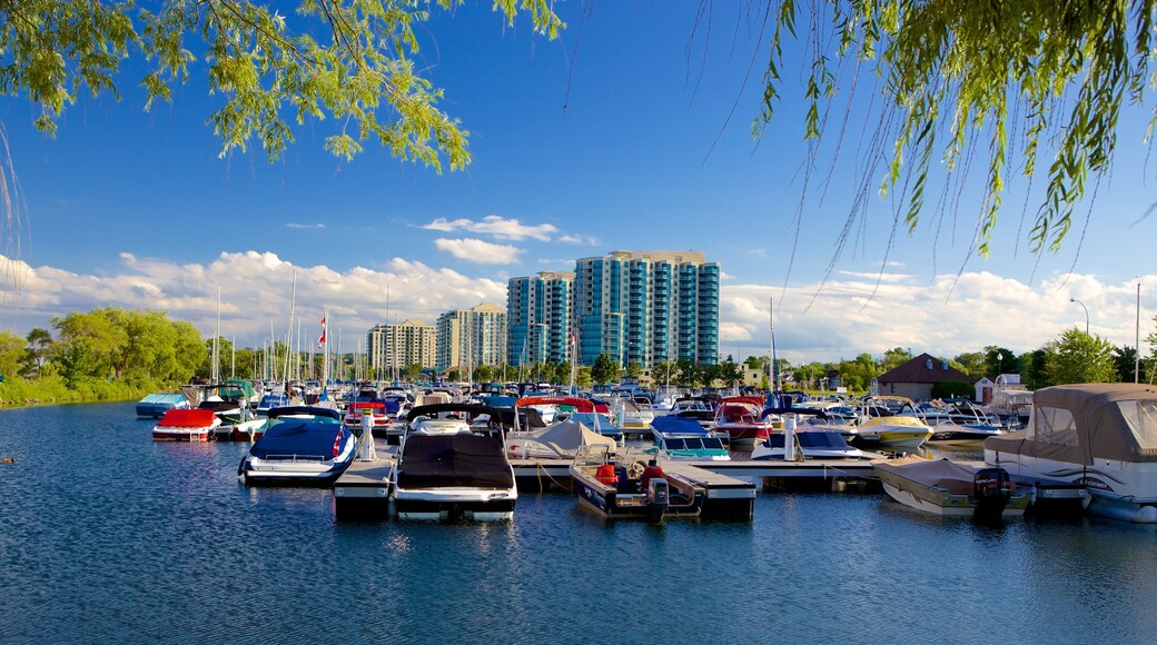 Barrie - Orillia showing a marina