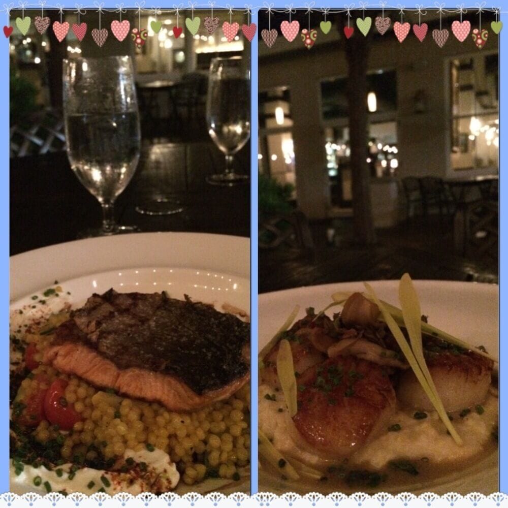 Salmon and scallops
Devils kiss drink , incredible place at beaufort, sc