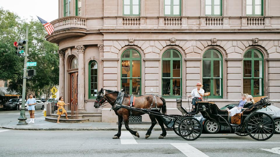 Charleston Historic District which includes heritage elements, horseriding and autumn leaves