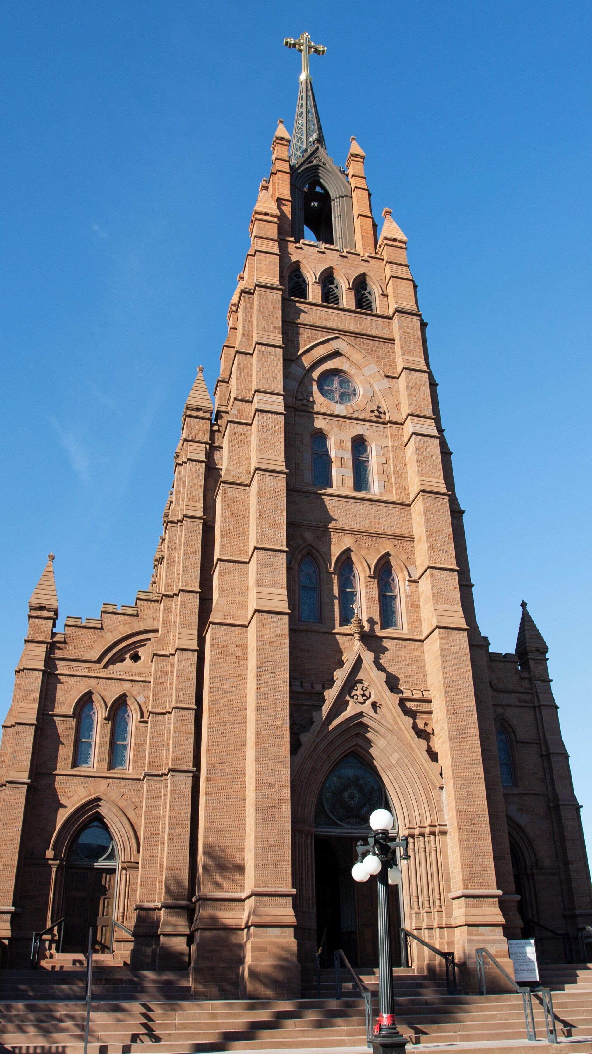 Cathedral of Saint John the Baptist showcases stunning architecture in Charleston Historic District in Charleston, South Carolina