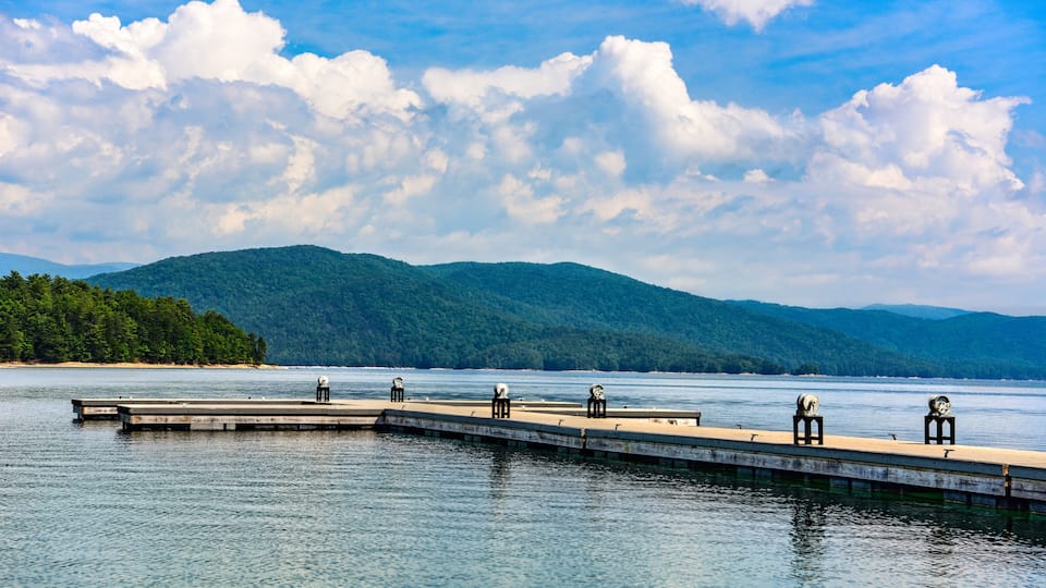 Lake Jocassee in Upstate South Carolina SC