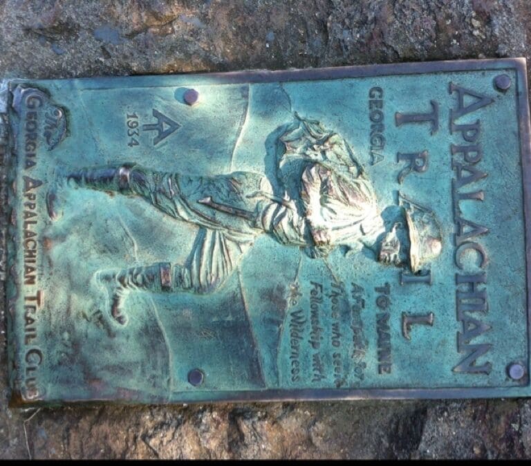 The start or end depending on direction of travel of America's longest foot path the Appalachian trail. 