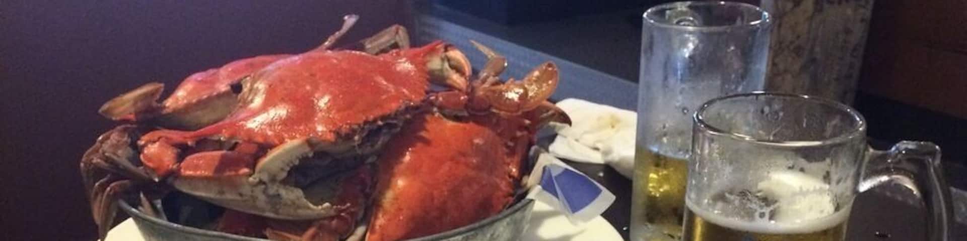 Blue Crab (1/2 dozen) 13.99
Deep south delight! 16.99
Choose your flavors of garlic, lemon pepper, old bay, rajun cajun or all the above!! And choose your heat preference: plain, mild, med or extreme.
Located at
708 east oglethorpe hwy. hinesville ga 31313.