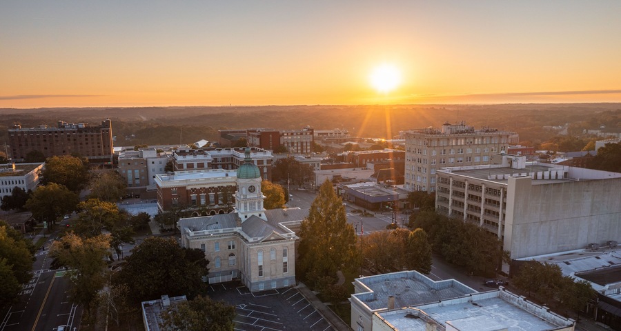 Athens, Georgia, USA at Dawn