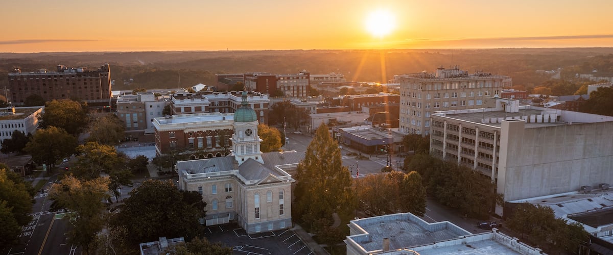 Athens, Georgia, USA at Dawn