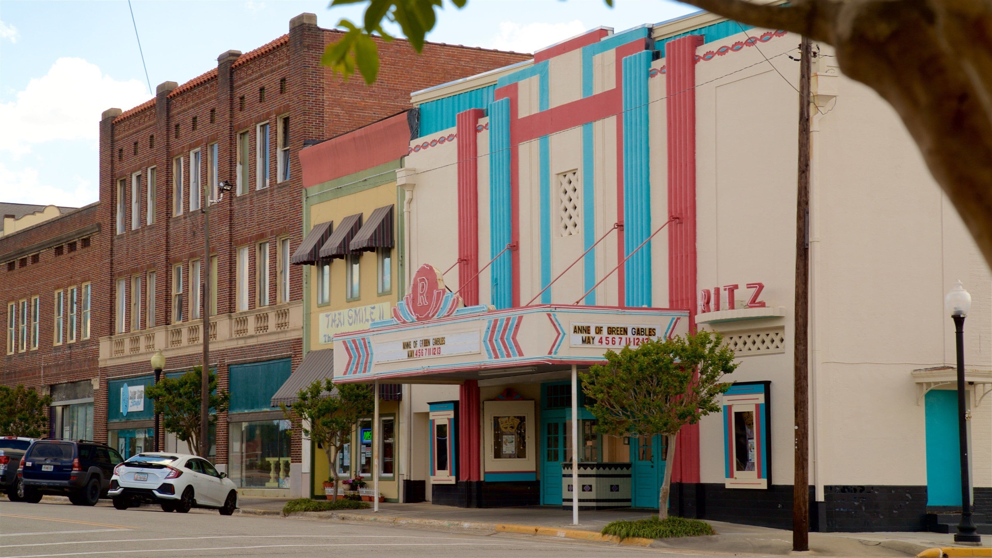 Waycross showing a small town or village