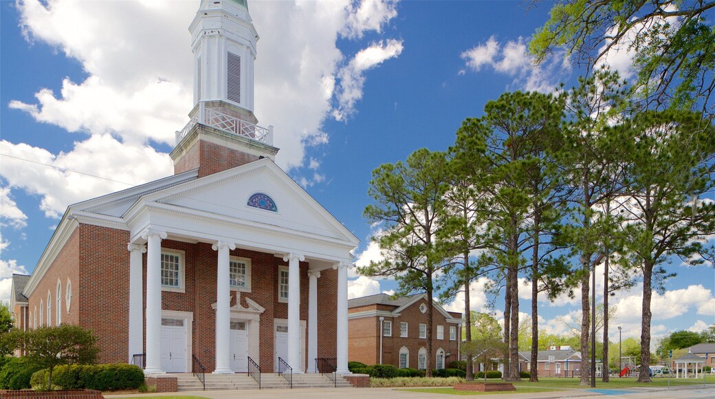 Waycross which includes heritage architecture