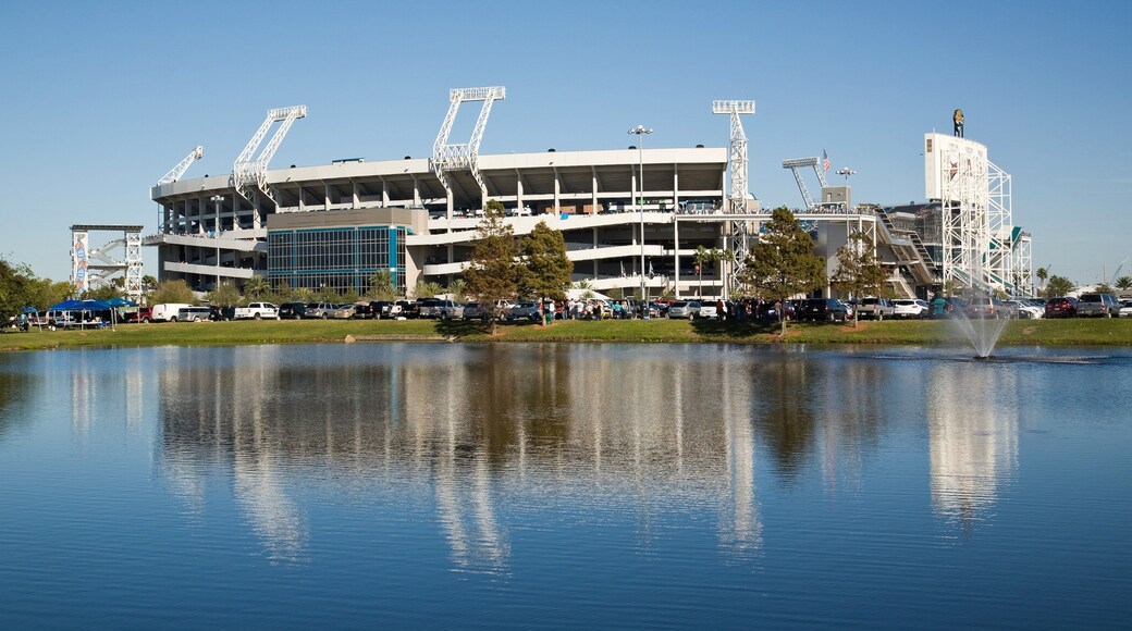 EverBank Field which includes a lake or waterhole