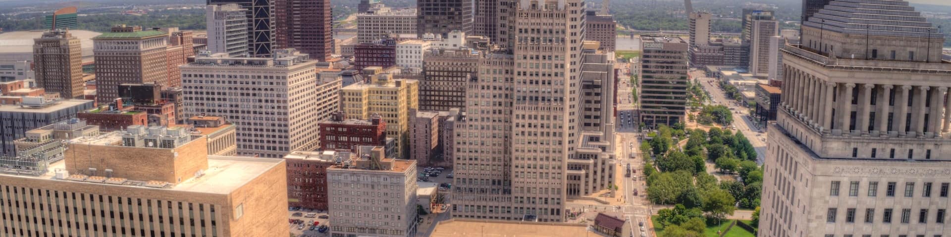 Saint Louis is a City and Urban Center is Missouri with the Iconic Arch