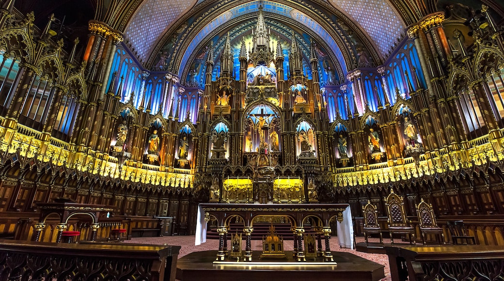 Notre Dame basilica, Montreal, Quebec, Canada