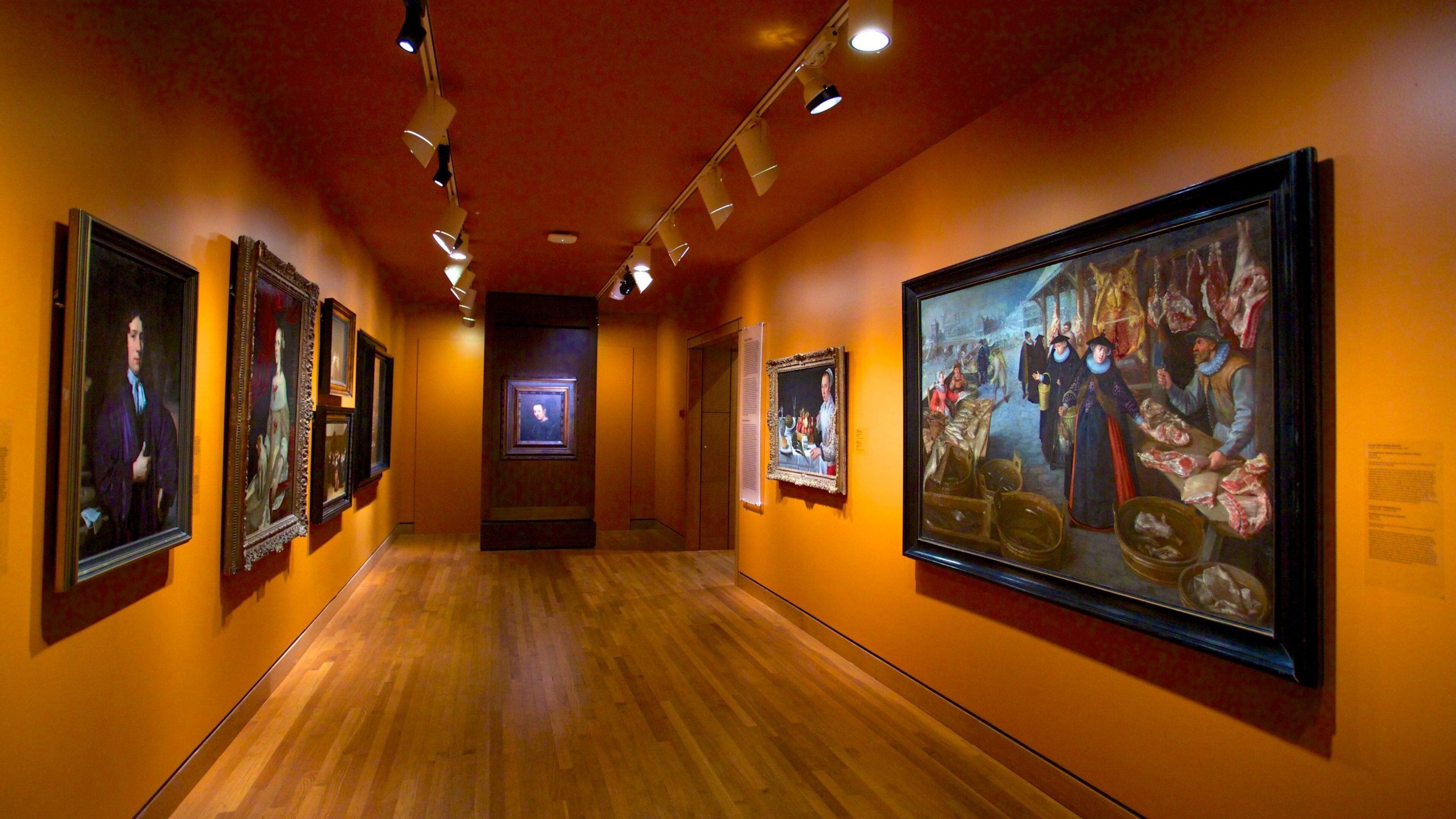 Musée des beaux-arts de Montréal montrant art et vues intérieures