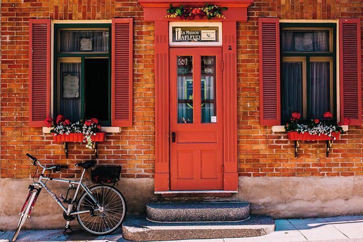 One of the buildings in Quebec City, Canada