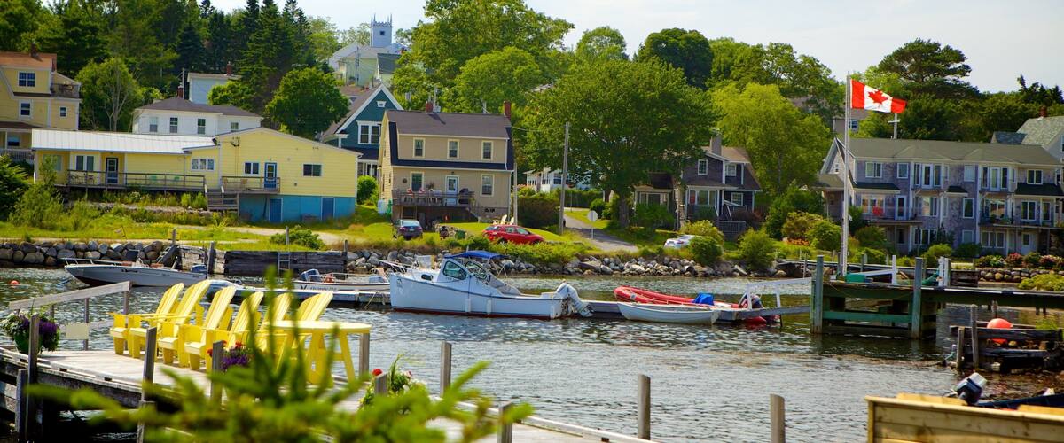 Chester which includes a lake or waterhole and a small town or village