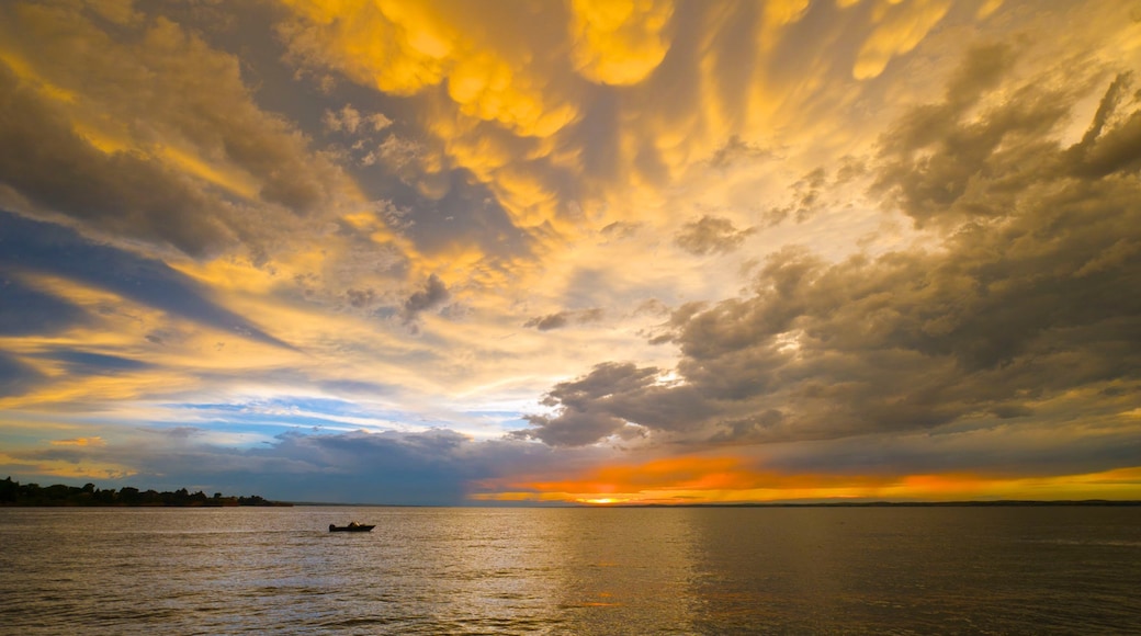Ogallala inclusief landschappen en een zonsondergang