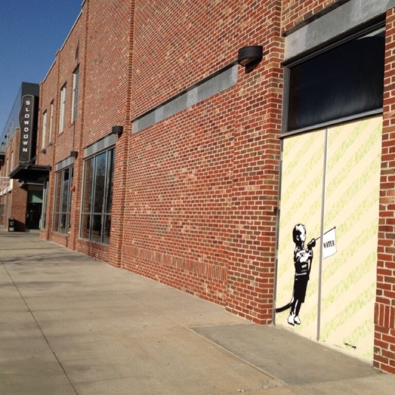 Outside of one of Omaha's indie film theaters