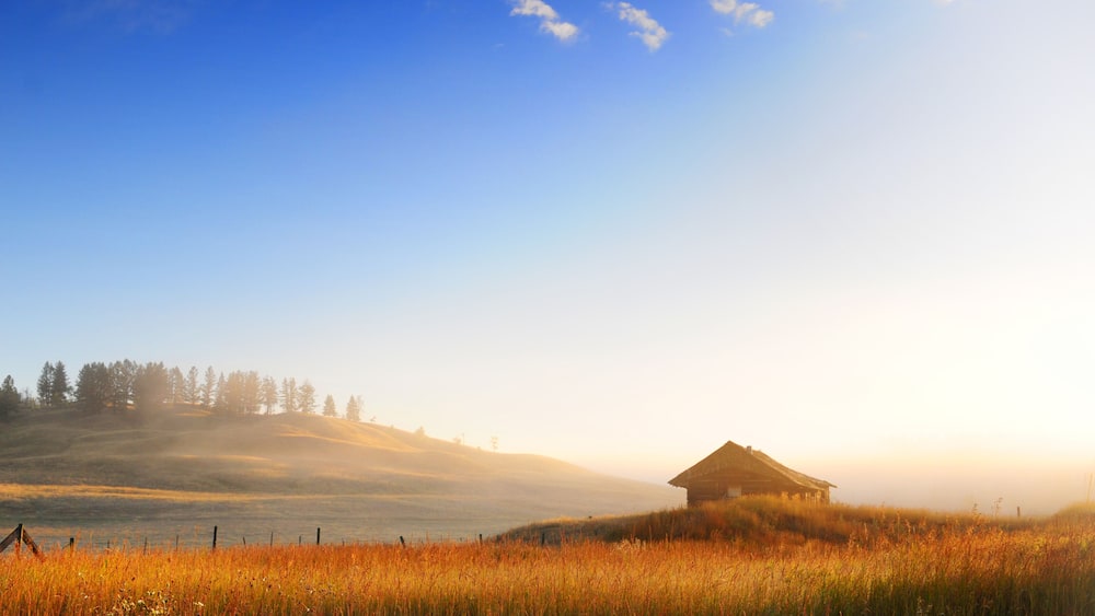 Barn at dawn - 100 Mile House, Canada