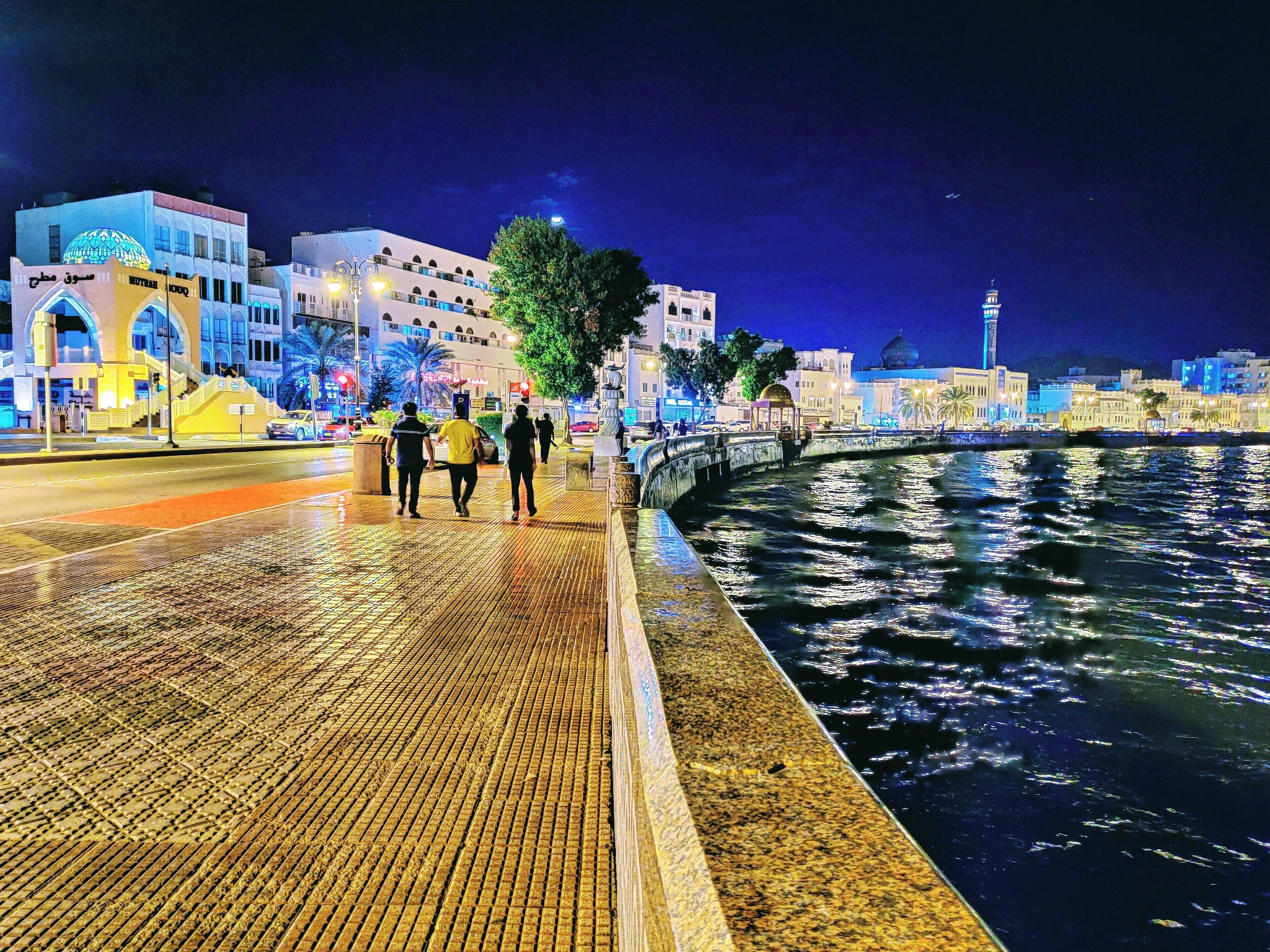 Muttrah Corniche.. Muscat..Oman..cool Breeze....night time...Late Evening Walk... Beautiful Experience