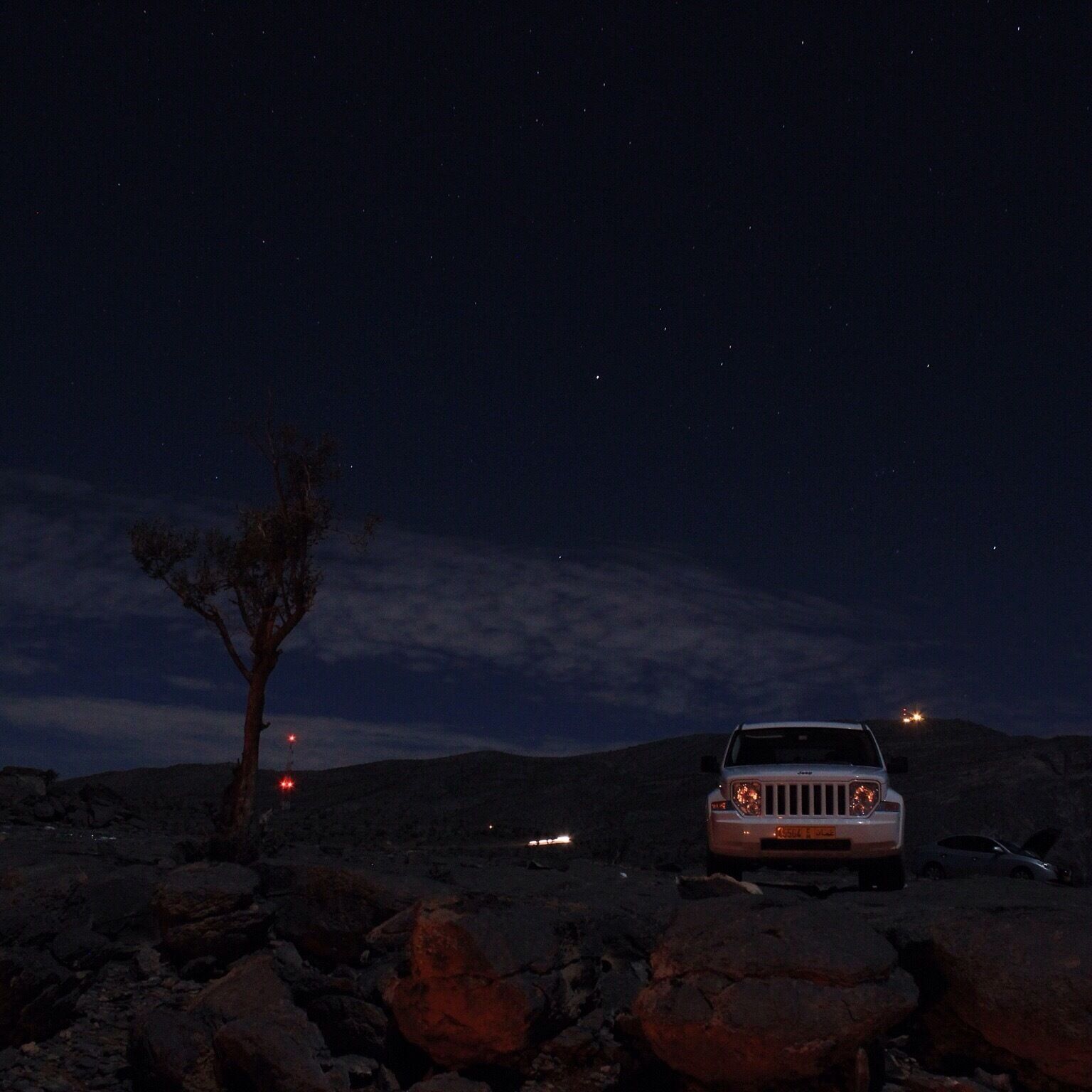 Campaign @ JebelShams - Muscat, night fotography with my #jeep#stars#clouds