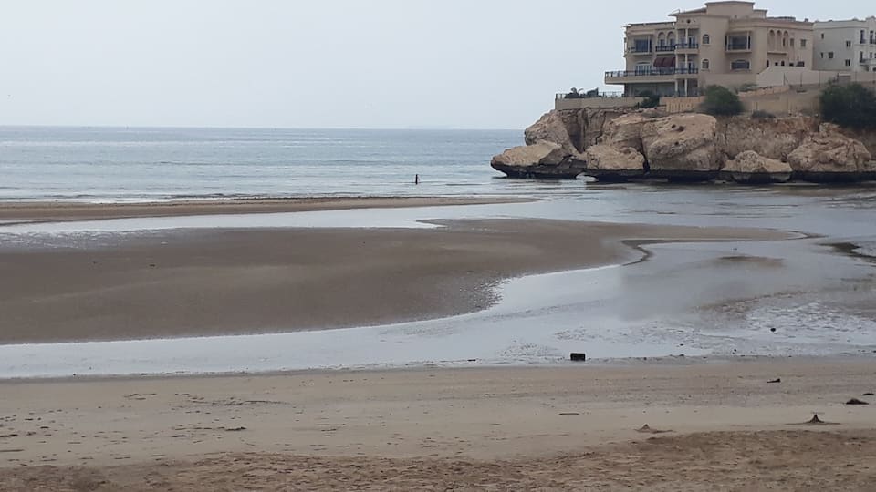 It's a Beautiful Beach in Muscat near the famous Crown Plaza Hotel....