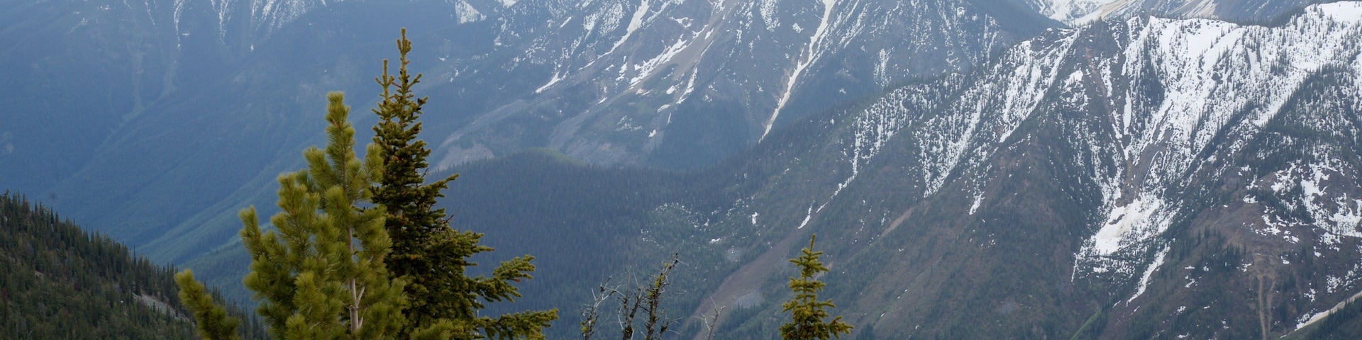 Kicking Horse Mountain Resort which includes snow, tranquil scenes and mountains