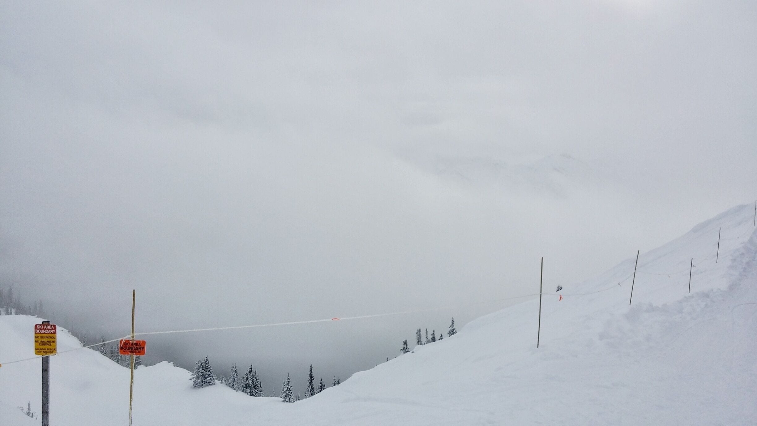 What I found amazing while on the peek was how one minute you could see all the mountain tops and within 10 minutes a snow storm hit and it was completely white out up top. It's not uncommon for the weather to change in an instance up here.