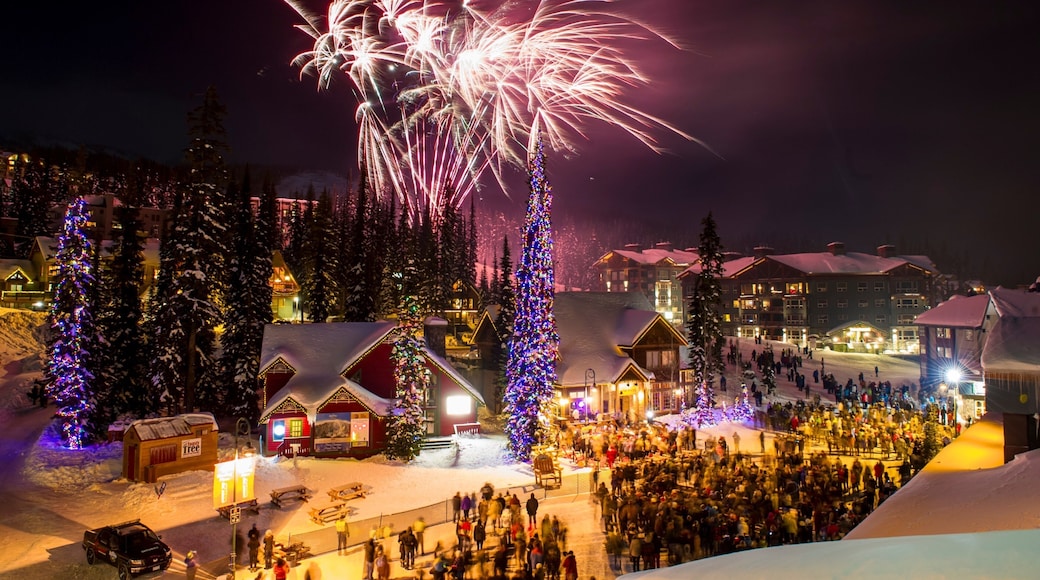 ビッグ ホワイト スキー リゾート フィーチャー 夜景 と ナイトライフ