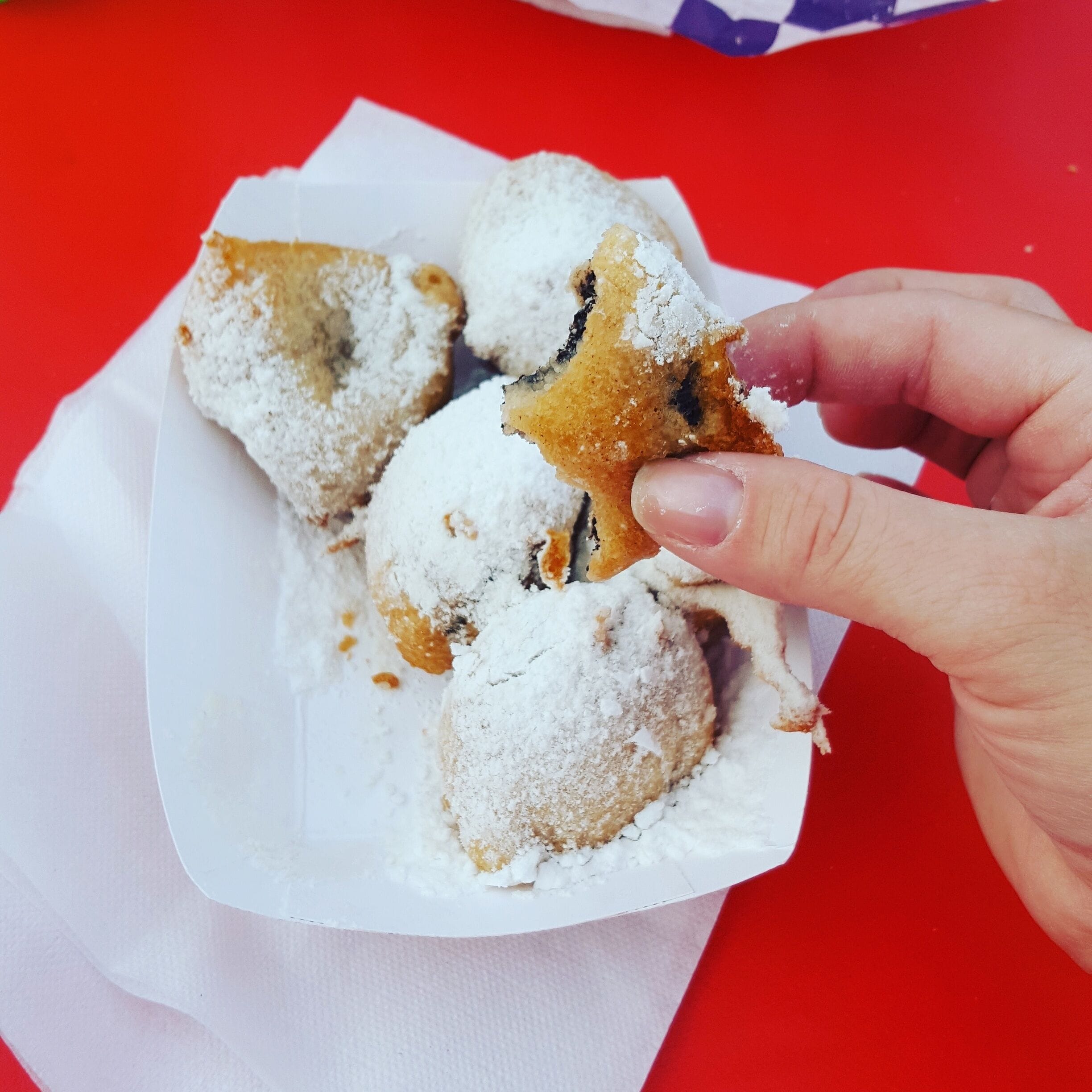 Can't go to the #Fair without getting some #DeepFriedOreos 