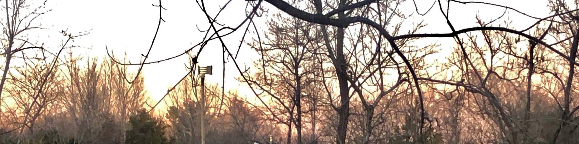 Beautiful reflection of the old schoolhouse at the park in Mountain Home, Arkansas #cooperpark #mountainhome #history