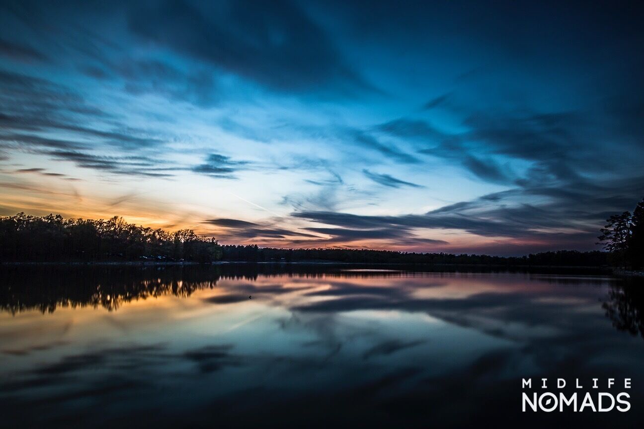 Craigshead Park is a beautiful park in Jonesboro, Arkansas. We have been lucky enough to have the RV parked close to the lake and are able to enjoy sunsets like this each night. #nature