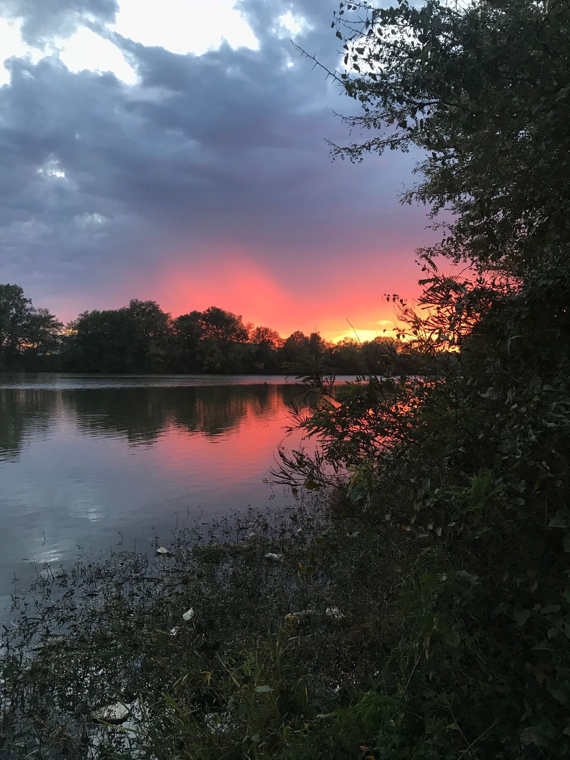 Beautiful sunset in Arkansas 