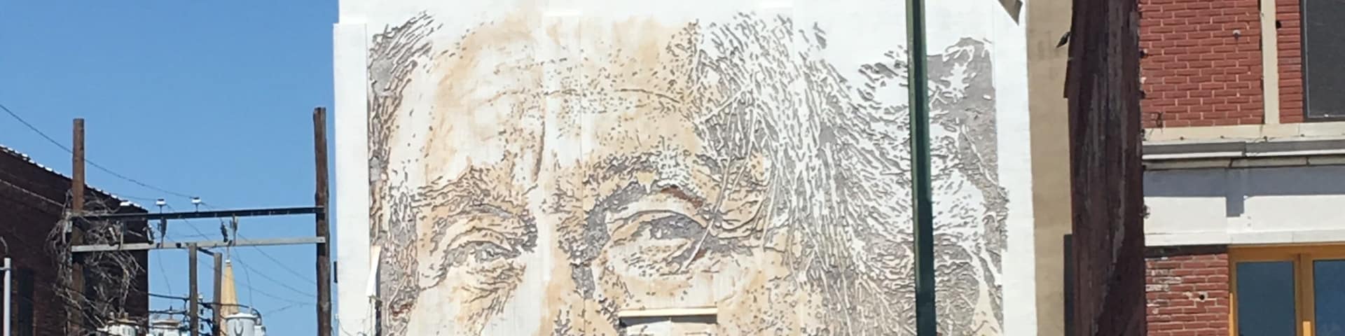 Street art in downtown Fort Smith. Another instillation from the Unexpected.