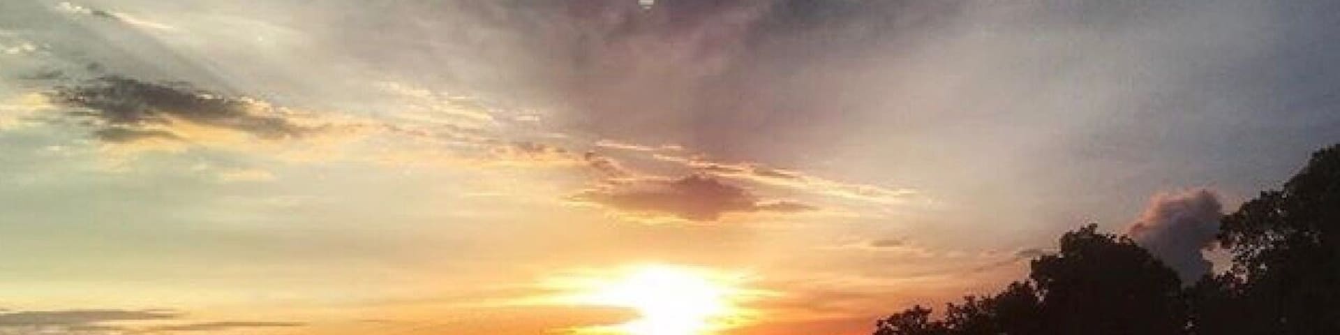 Sunset at Lake Dardanelles State Park.