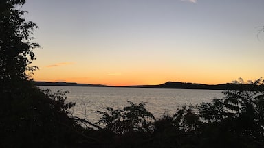 Sunset at Lake Dardanelles State Park.