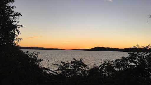 Sunset at Lake Dardanelles State Park.