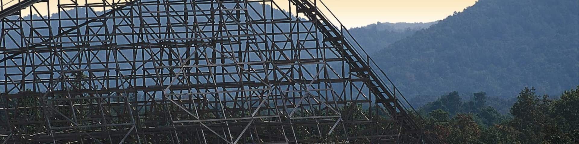 Hot Springs which includes a sunset and rides