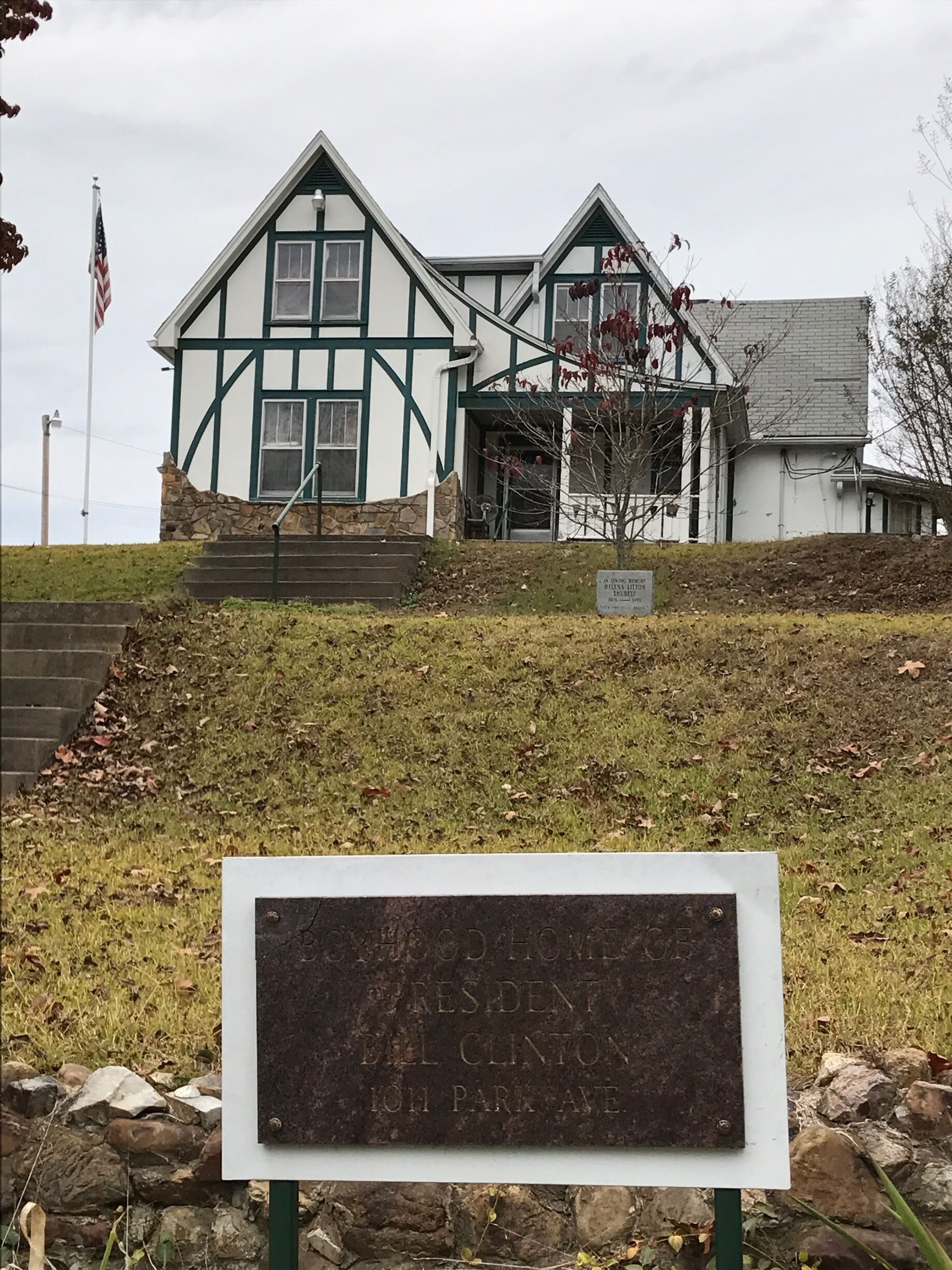 Born in Hope, AR raised in Hot Springs. This is the boyhood home of President Bill Clinton. It is a private residence and not open for tours.