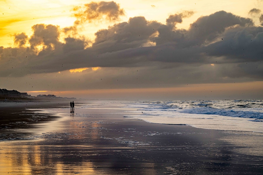 sunrise on the beach