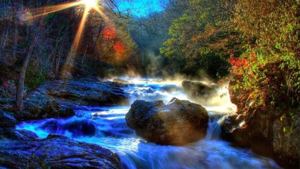 Frozen morning sunrise. I dropped my cane down a cliff and had to go down after it I think it was worth it.
#river