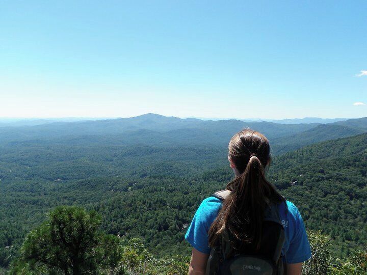 This is the view from the top of Satulah Mountain. It's a quick day hike, and not super strenuous. A great trip for beginner hikers. 