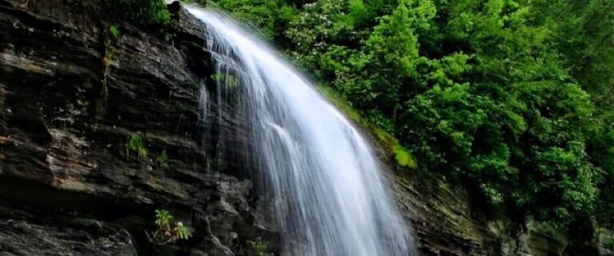 The ride from Franklin, NC to Highlands, NC, Highway-64, is an absolutely amazing drive. Offering ridge line views and multiple waterfalls. Most of the waterfalls are visible from the side of the road. If your a fan of waterfalls, like me, this area has a high concentration of large beautiful waterfalls and is worth the drive.
