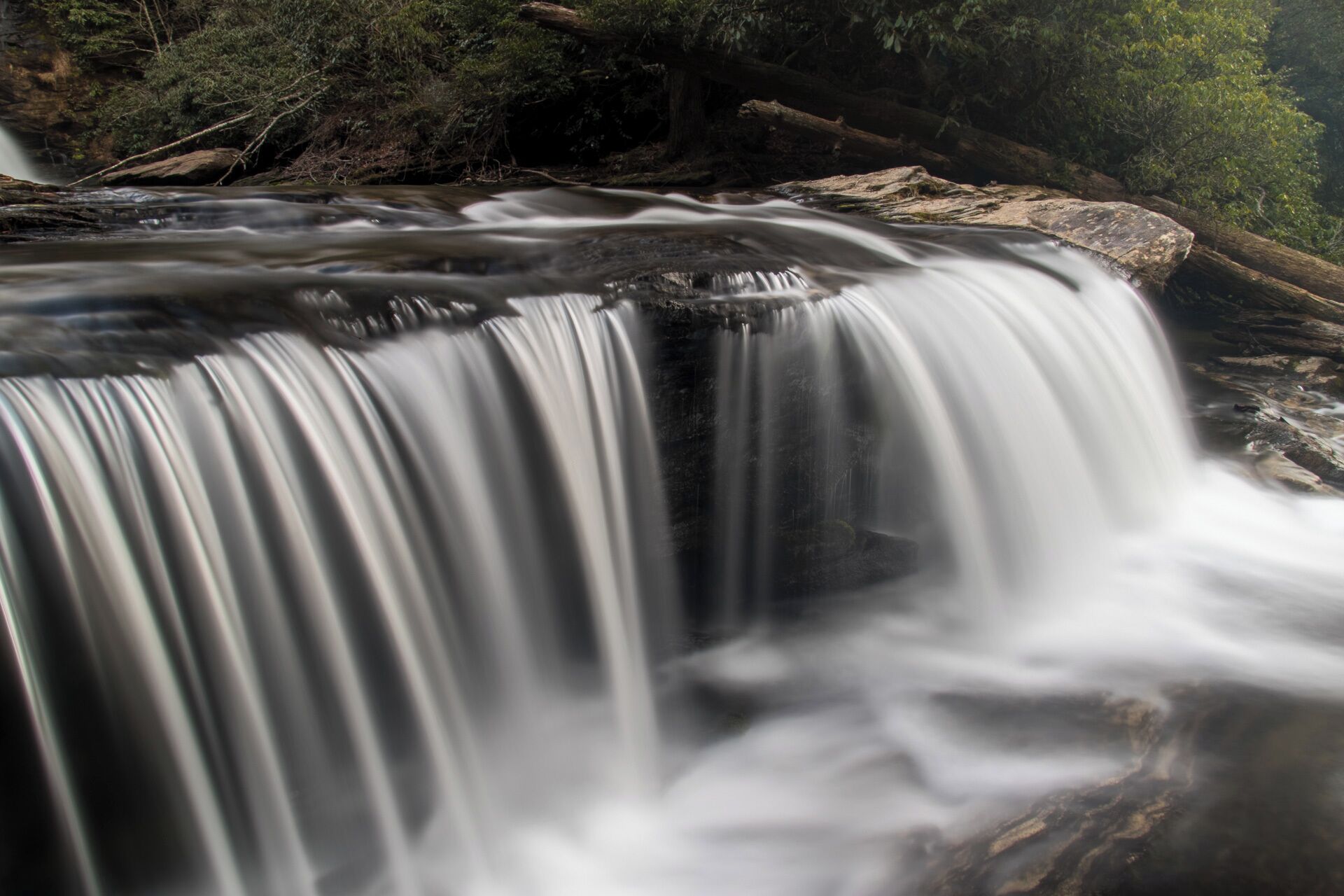 Downstream of Secret Falls near Highlands, NC.  View a video of this spot here:  https://www.hdcarolina.com/episode/secret-falls

