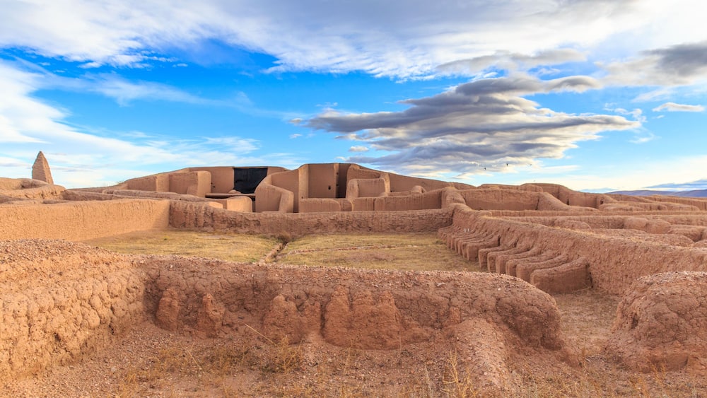 Paquime archaeological ruins in Nuevo Casas Grandes in Northern Mexico a Unesco world heritage site. The ruins are linked to sites in Arizona and New Mexico in the USA.