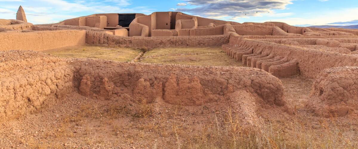 Paquime archaeological ruins in Nuevo Casas Grandes in Northern Mexico a Unesco world heritage site. The ruins are linked to sites in Arizona and New Mexico in the USA.