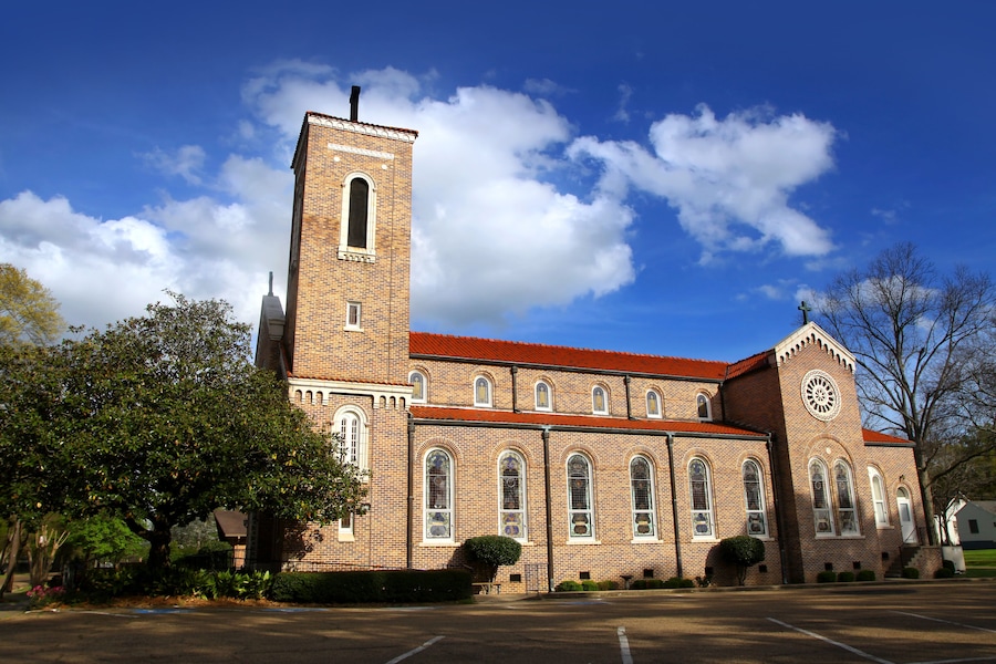 Historic Church in rural Mississippi state
