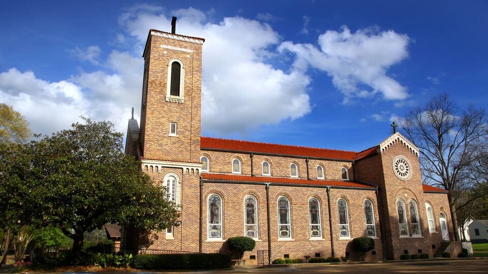 Historic Church in rural Mississippi state