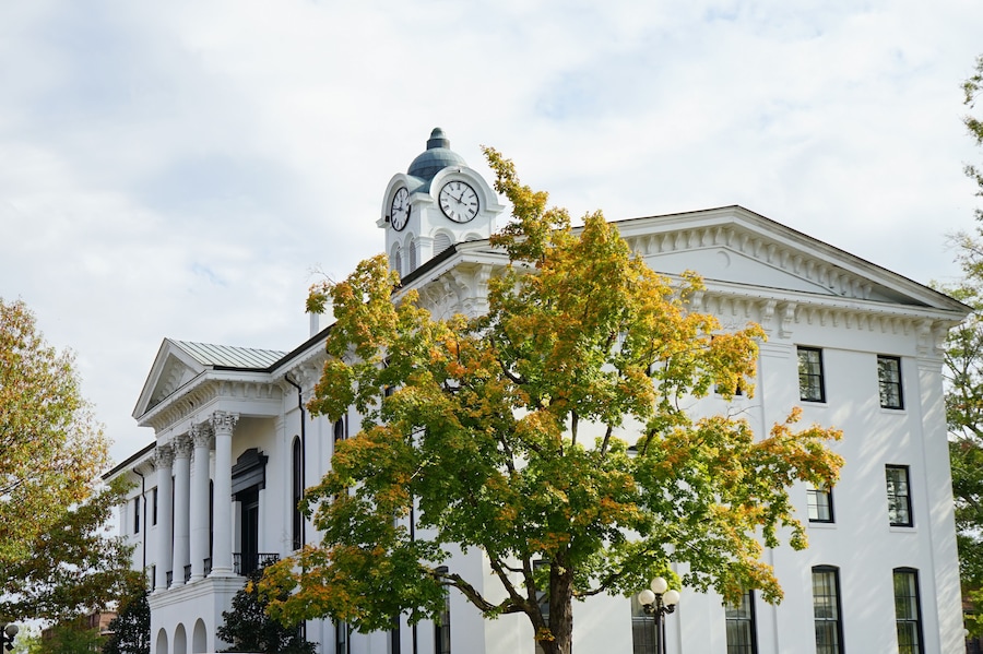 Oxford Downtown in Mississippi