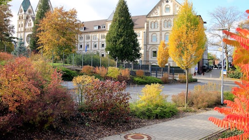 Kloster, St. Bonifatius Kloster, Klosterpark, Huenfeld, Hessen, Deutschland, Europa