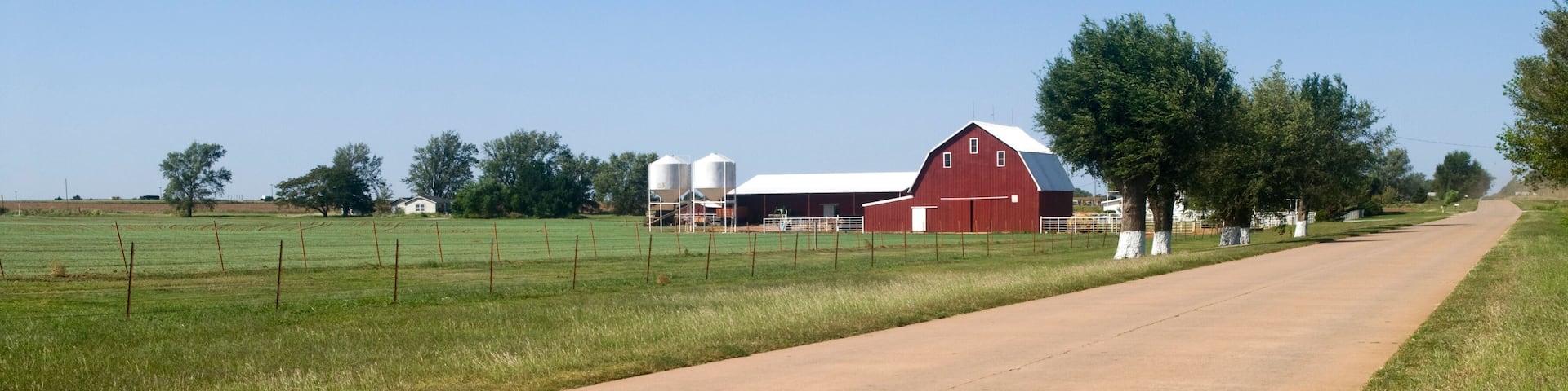 Farm land in Oklahoma