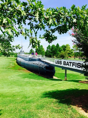MUSKOGEE WAR MEMORIAL PARK-
The USS Batfish is a genuine WWII submarine, located at the War Memorial Park in Muskogee. The Batfish is open for tours, allowing visitors to experience the vessel that sank three enemy submarines and eleven other enemy vessels during her tenure in battle. Epic for a weekend visit!
#weekendgetaway