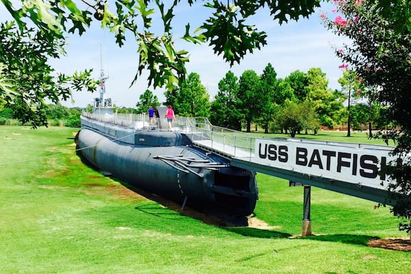 MUSKOGEE WAR MEMORIAL PARK-
The USS Batfish is a genuine WWII submarine, located at the War Memorial Park in Muskogee. The Batfish is open for tours, allowing visitors to experience the vessel that sank three enemy submarines and eleven other enemy vessels during her tenure in battle. Epic for a weekend visit!
#weekendgetaway